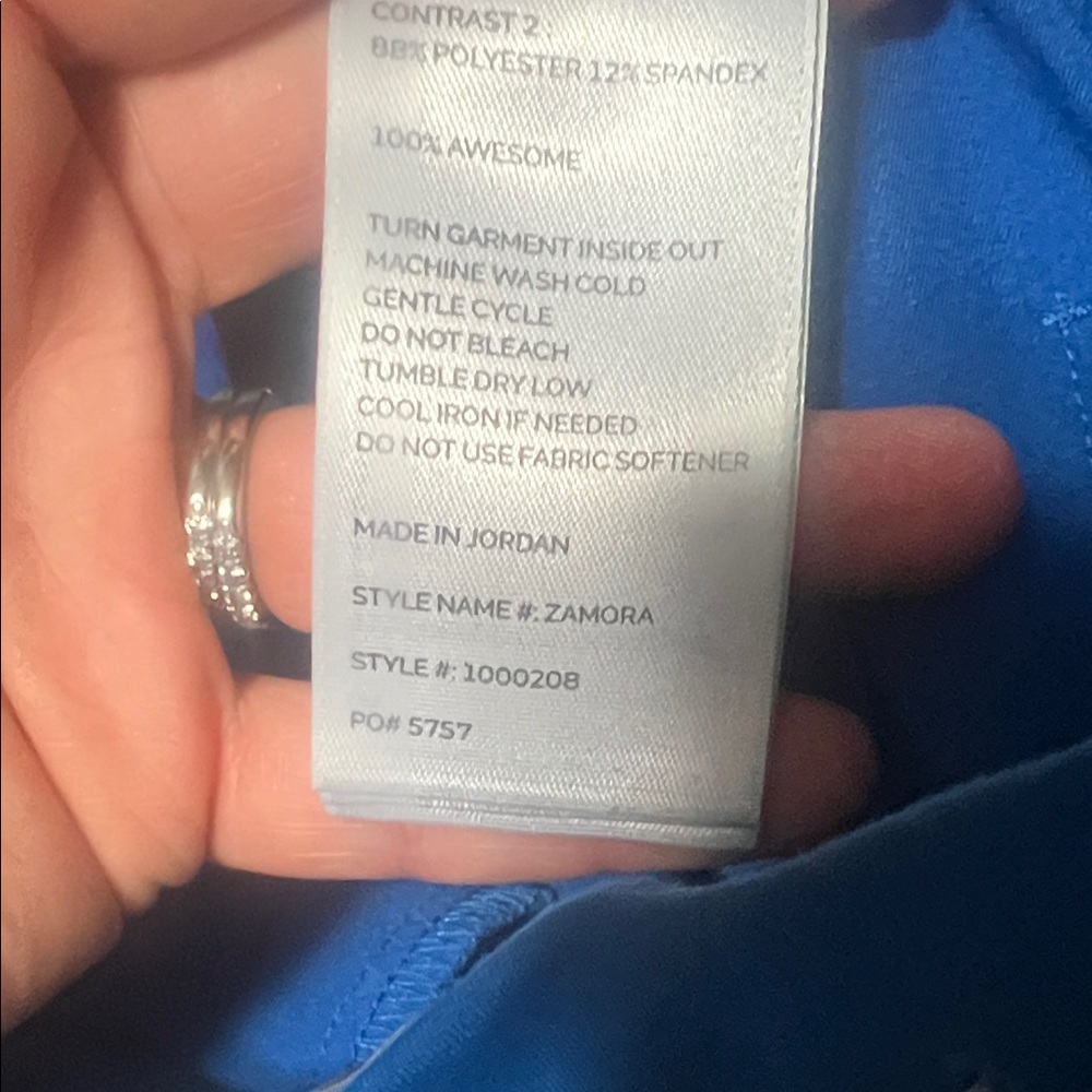 Figs Royal blue Zamora jogger - Picture 2 of 9